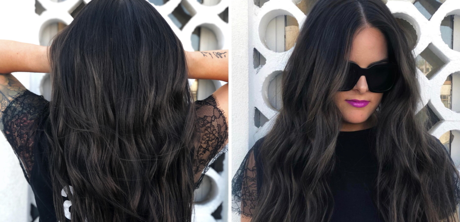 Ideas of Black Hair with Highlights